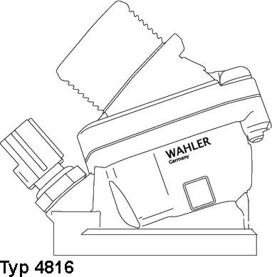 WAHLER 4816.90D - Termostato, Refrigerante autozon.pro