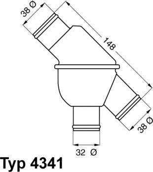 WAHLER 4341.80 - Termostato, Refrigerante autozon.pro