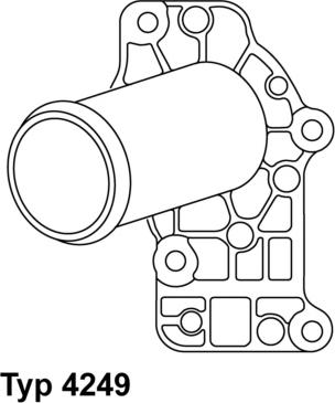 WAHLER 4249.83D - Termostato, Refrigerante autozon.pro