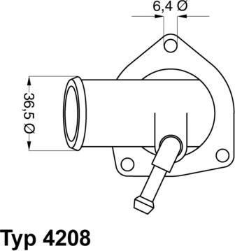 WAHLER 4208.92D - Termostato, Refrigerante autozon.pro