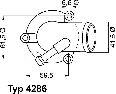 WAHLER 428687D - Termostato, Refrigerante autozon.pro