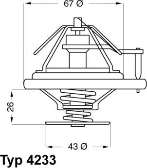 WAHLER 4233.84D - Termostato, Refrigerante autozon.pro