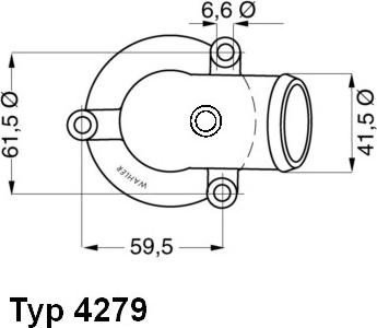 WAHLER 4279.87D - Termostato, Refrigerante autozon.pro