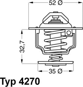 WAHLER 4270.88D - Termostato, Refrigerante autozon.pro