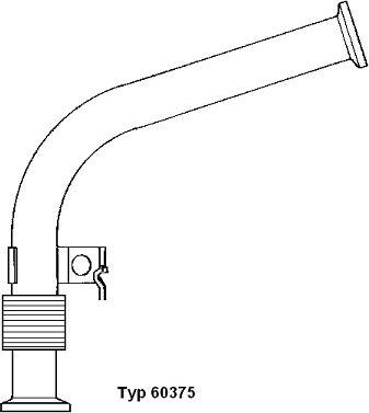 WAHLER 60375D - Condotto, Valvola-AGR autozon.pro