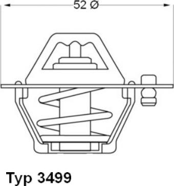 WAHLER 3499.82D - Termostato, Refrigerante autozon.pro