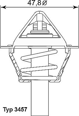 WAHLER 3457.90D - Termostato, Refrigerante autozon.pro