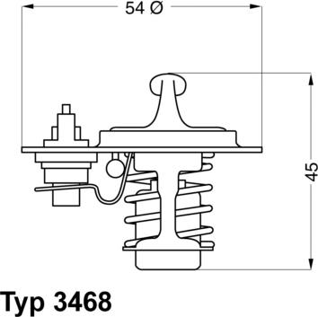 WAHLER 3468.88D - Termostato, Refrigerante autozon.pro