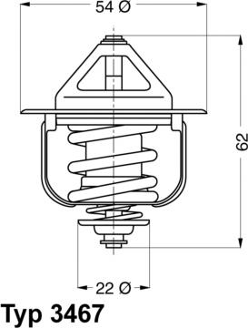 WAHLER 346785D - Termostato, Refrigerante autozon.pro