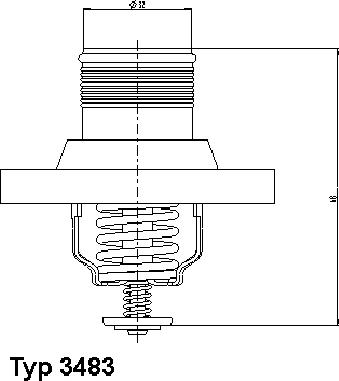 WAHLER 3483.89D - Termostato, Refrigerante autozon.pro