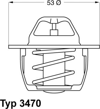 WAHLER 347089D50 - Termostato, Refrigerante autozon.pro