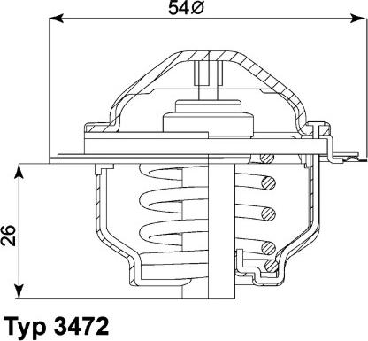 WAHLER 3472.87D - Termostato, Refrigerante autozon.pro