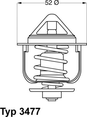 WAHLER 347788D - Termostato, Refrigerante autozon.pro