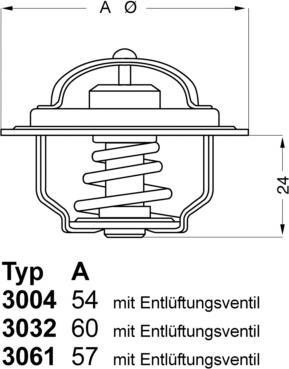 WAHLER 3004.74 - Termostato, Refrigerante autozon.pro