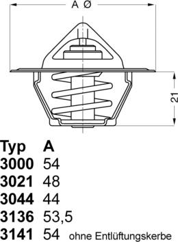 WAHLER 3000.83 - Termostato, Refrigerante autozon.pro