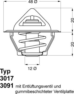 WAHLER 3017.87D2 - Termostato, Refrigerante autozon.pro