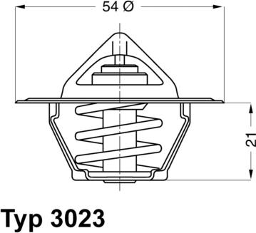 WAHLER 302387D - Termostato, Refrigerante autozon.pro