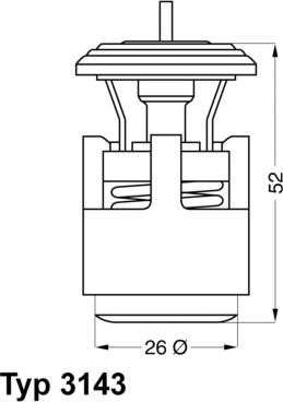 WAHLER 3143.87D - Termostato, Refrigerante autozon.pro