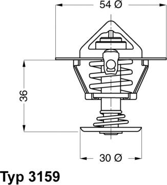 WAHLER 3159.82D - Termostato, Refrigerante autozon.pro