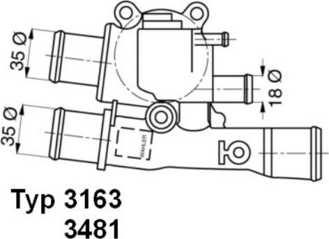 WAHLER 3163.88D - Termostato, Refrigerante autozon.pro