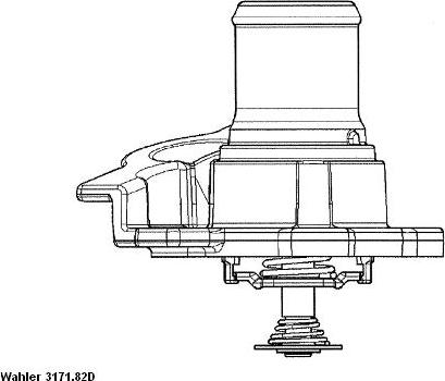 WAHLER 3171.82D - Termostato, Refrigerante autozon.pro