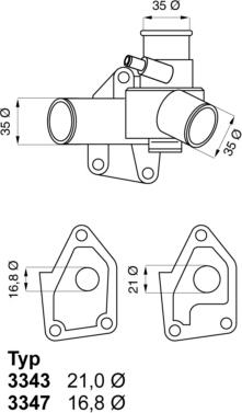 WAHLER 3343.80D - Termostato, Refrigerante autozon.pro