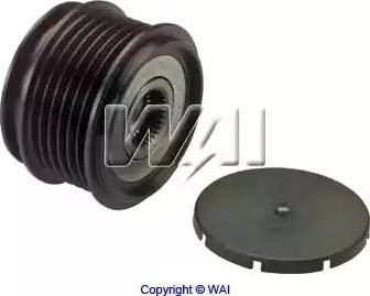 WAI 24-91107-3 - Puleggia cinghia, Alternatore autozon.pro