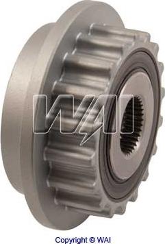 WAI 24-91299-3 - Puleggia cinghia, Alternatore autozon.pro