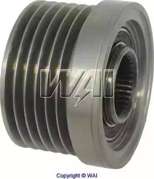 WAI 24-91289-7 - Puleggia cinghia, Alternatore autozon.pro