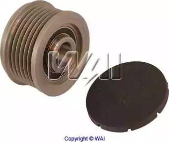 WAI 24-91278-7 - Puleggia cinghia, Alternatore autozon.pro