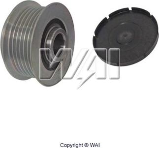 WAI 24-2286-3 - Puleggia cinghia, Alternatore autozon.pro