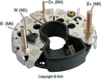 WAI IBR989 - Raddrizzatore, Alternatore autozon.pro