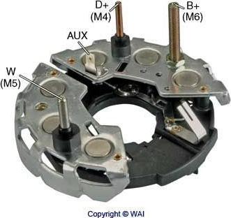 WAI IBR667 - Raddrizzatore, Alternatore autozon.pro