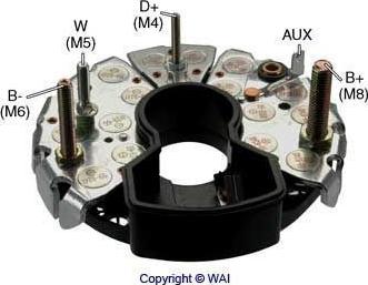 WAI IBR341 - Raddrizzatore, Alternatore autozon.pro