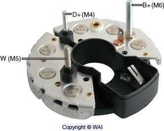 WAI IBR314 - Raddrizzatore, Alternatore autozon.pro