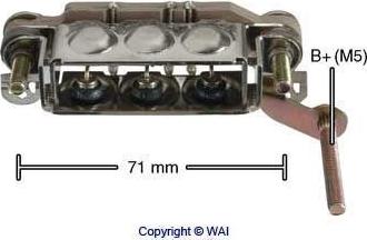 WAI IMR7139 - Raddrizzatore, Alternatore autozon.pro