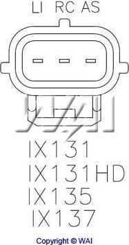 WAI IX135 - Regolatore alternatore autozon.pro