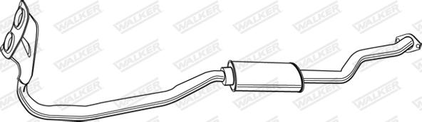 Walker 19824 - Silenziatore centrale autozon.pro