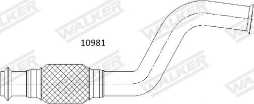 Walker 10981 - Tubo gas scarico autozon.pro