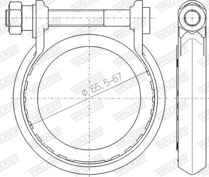 Walker 80739 - Connettore tubi, Imp. gas scarico autozon.pro