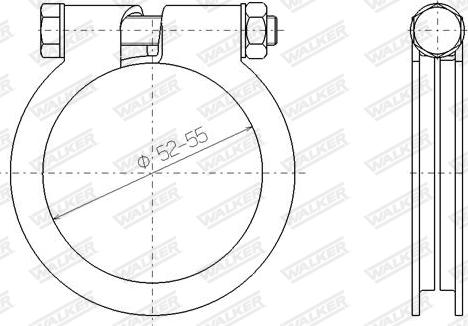 Walker 81813 - Connettore tubi, Imp. gas scarico autozon.pro