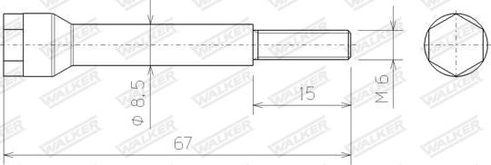 Walker 83180 - Bullone, Imp. gas scarico autozon.pro