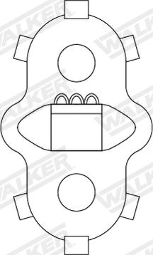 Walker 82786 - Supporto, Imp. gas scarico autozon.pro