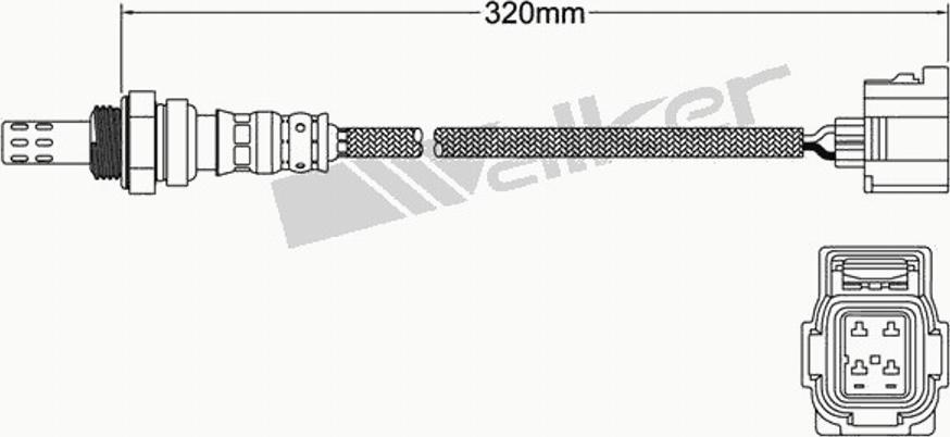 Walker 25024345 - Sonda lambda autozon.pro