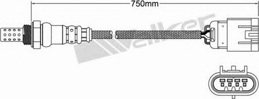 Walker 25024707 - Sonda lambda autozon.pro