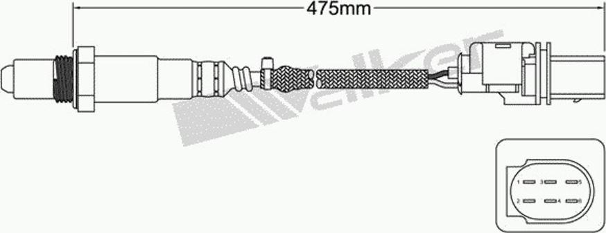 Walker 250-25025 - Sonda lambda autozon.pro