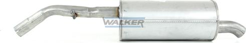 Walker 23393 - Silenziatore posteriore autozon.pro