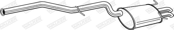 Walker 23230 - Silenziatore posteriore autozon.pro