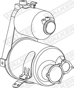 Walker 73397 - Filtro antiparticolato / particellare, Impianto gas scarico autozon.pro