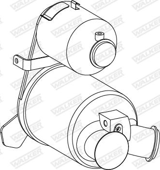 Walker 73298 - Filtro antiparticolato / particellare, Impianto gas scarico autozon.pro